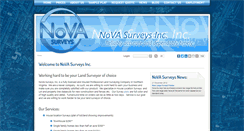 Desktop Screenshot of nova-surveys.com